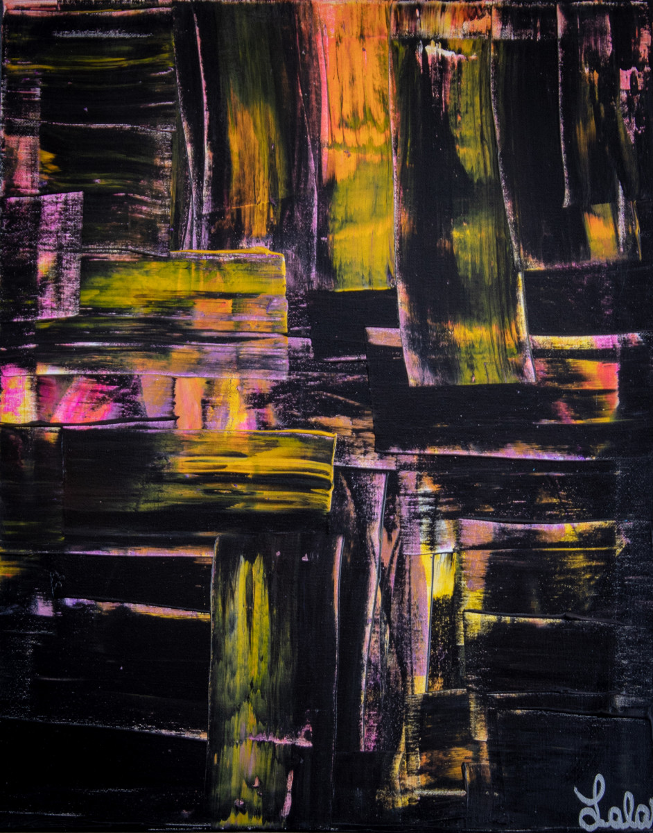 Door in the dark by Lala Lapinski 