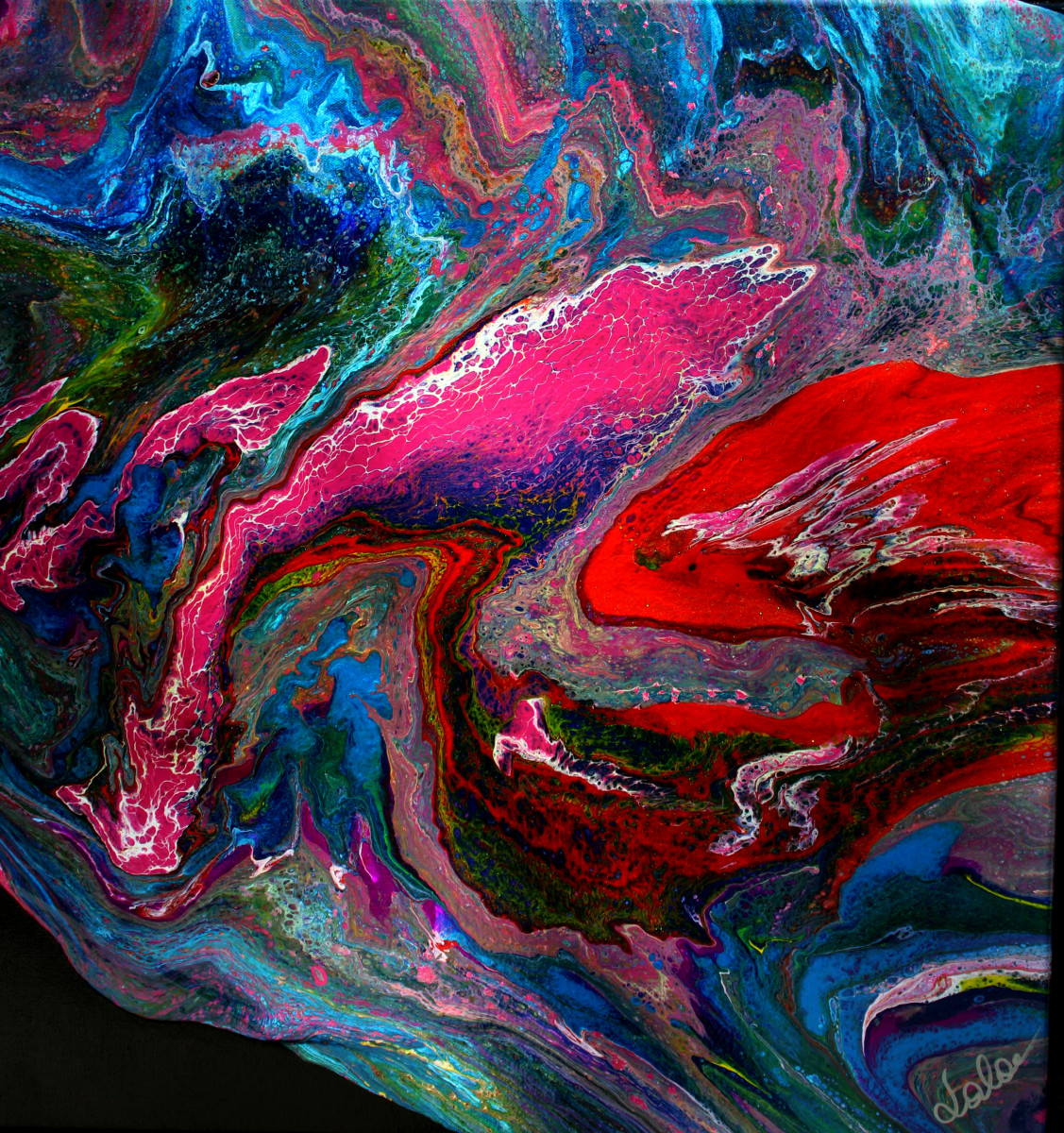 Komodo dragon by Lala Lapinski 