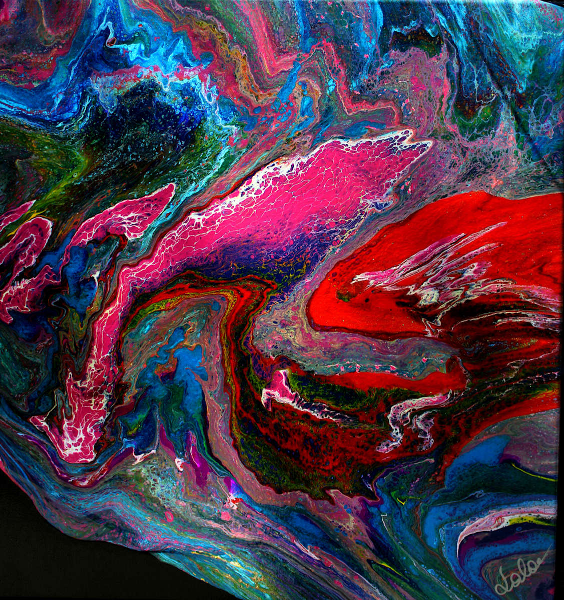 Komodo dragon by Lala Lapinski, Image 1.