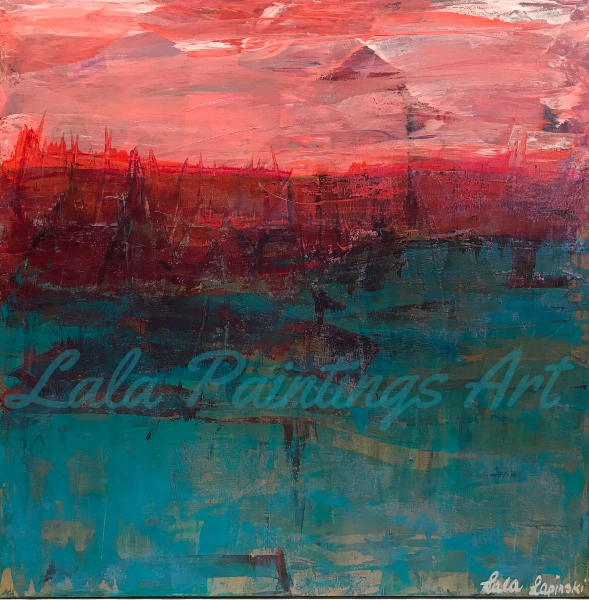 Sunset by Lala Lapinski 