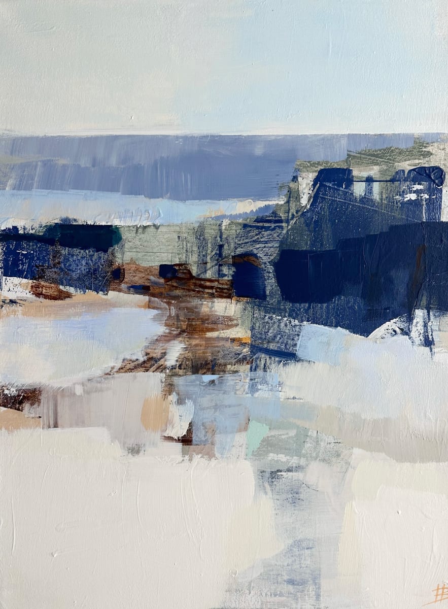 Inlet View With Rocks by Hannah Bureau 