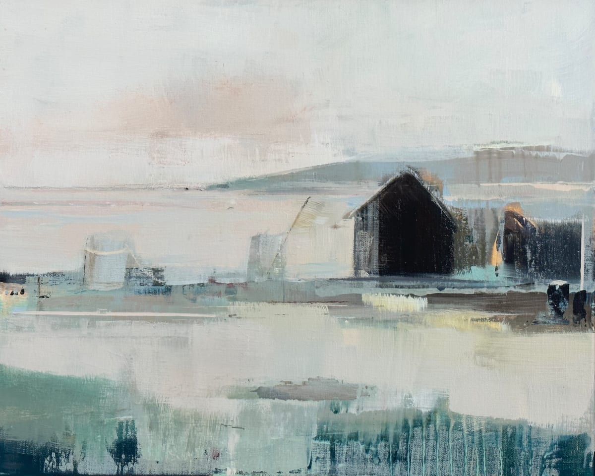 Fishing Shack with Yellow Net by Hannah Bureau, Image 9.
