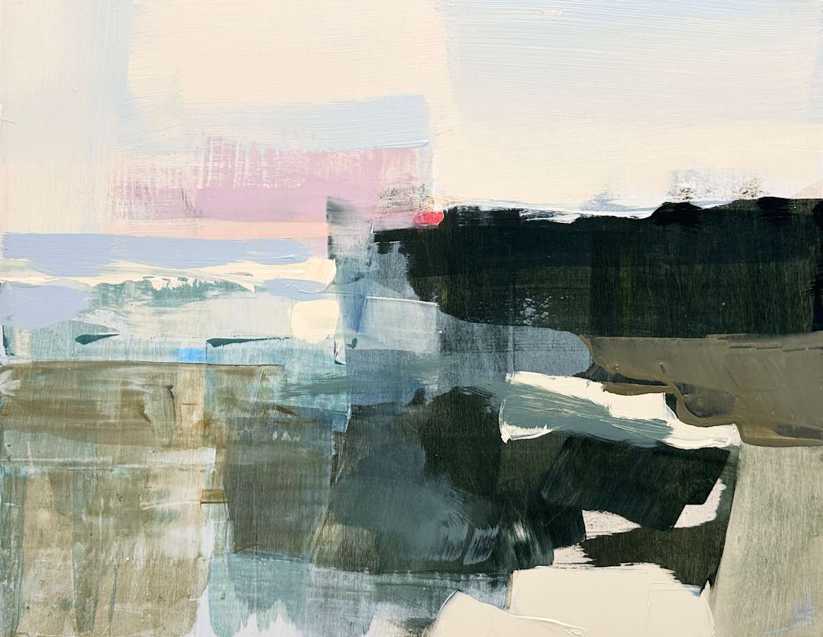 Sunrise at the Harbor by Hannah Bureau 