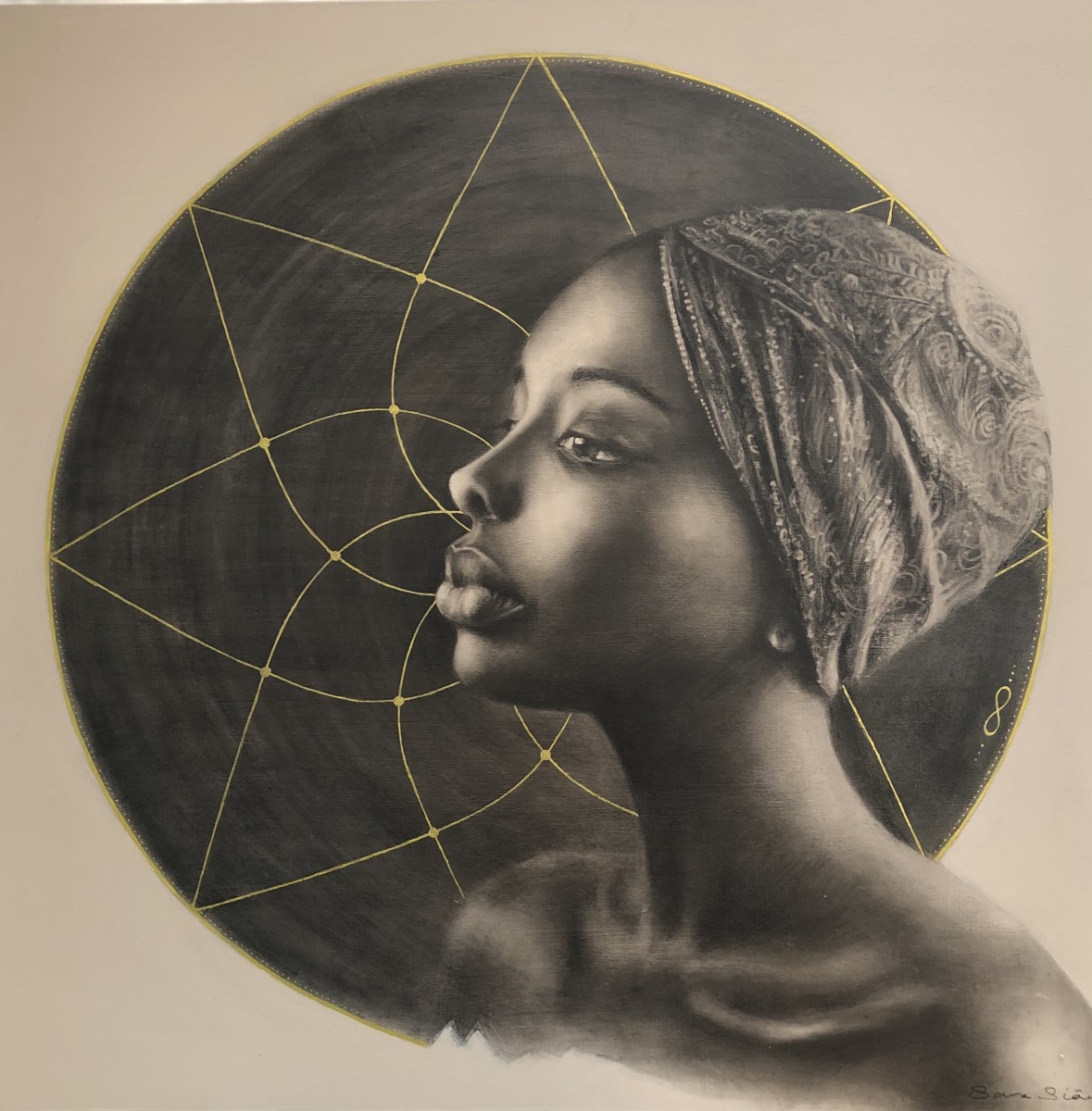 Kioni ('She Who Sees Beyond' in Swahili) by Sara Siân 