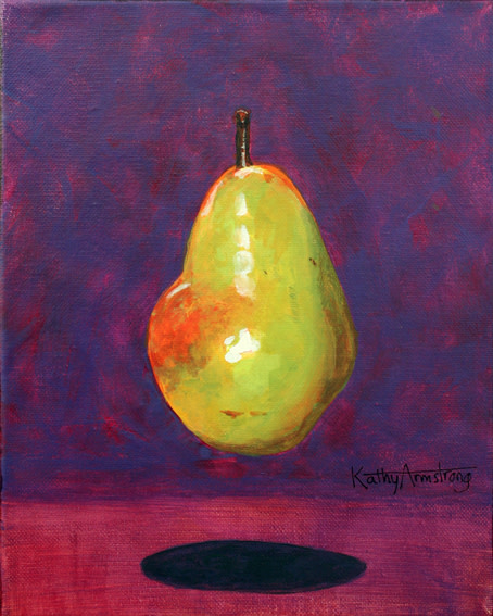 Levitating Pear by Kathy Armstrong 