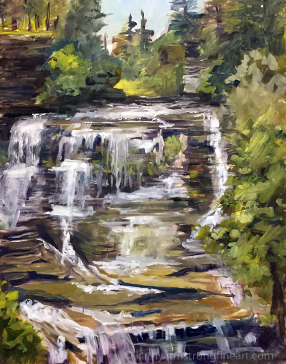 Upper Frontenac Falls by Kathy Armstrong 