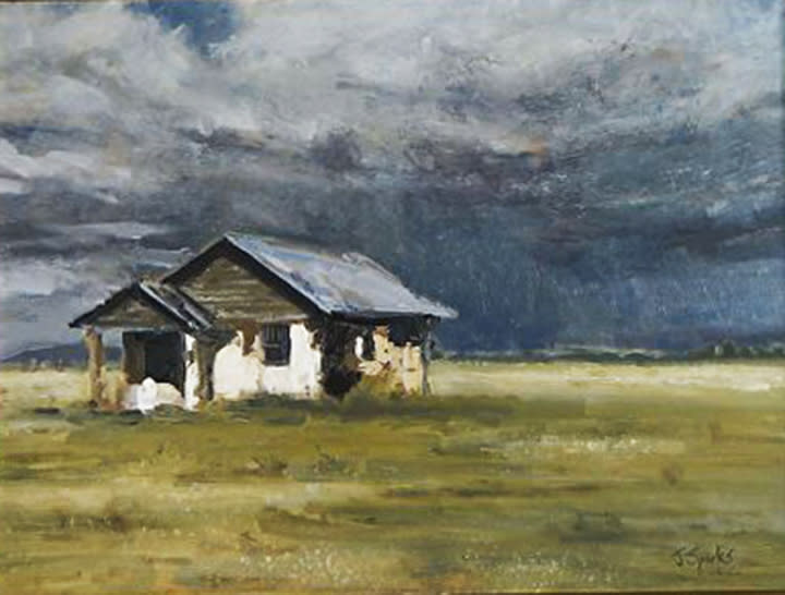 Approaching Storm Over the Conejos Valley by Jeffery Sparks 