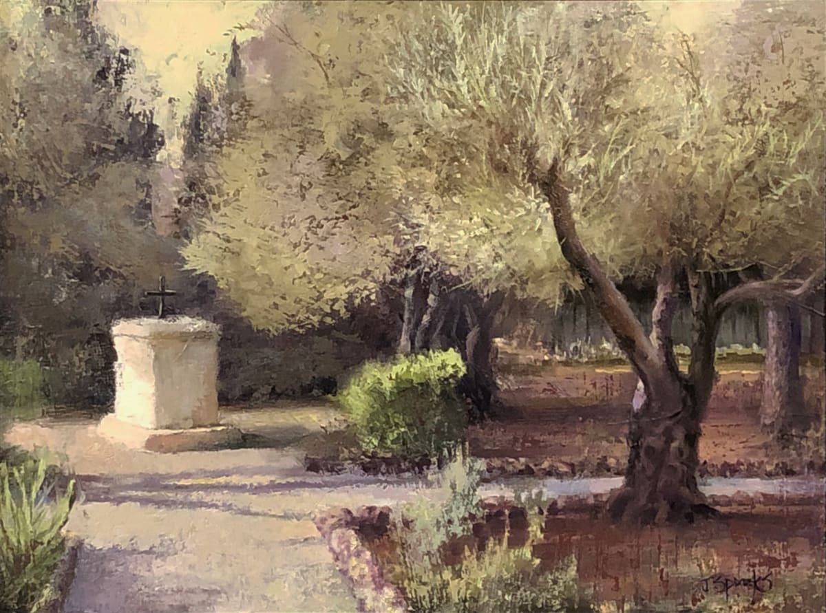 A Quiet Rest in Gethsemane by Jeffery Sparks 