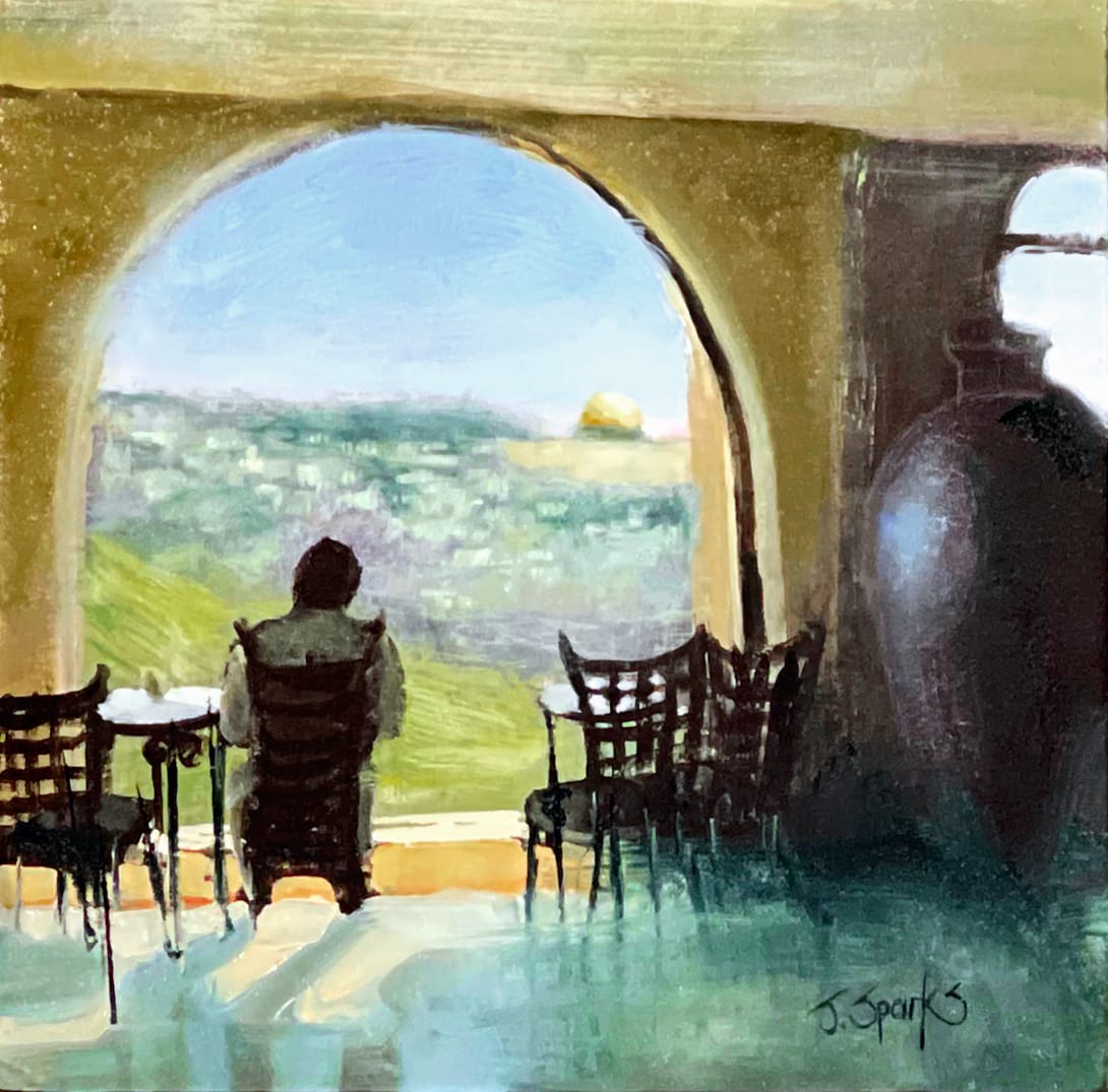 Morning Coffee in Jerusalem (a study) 