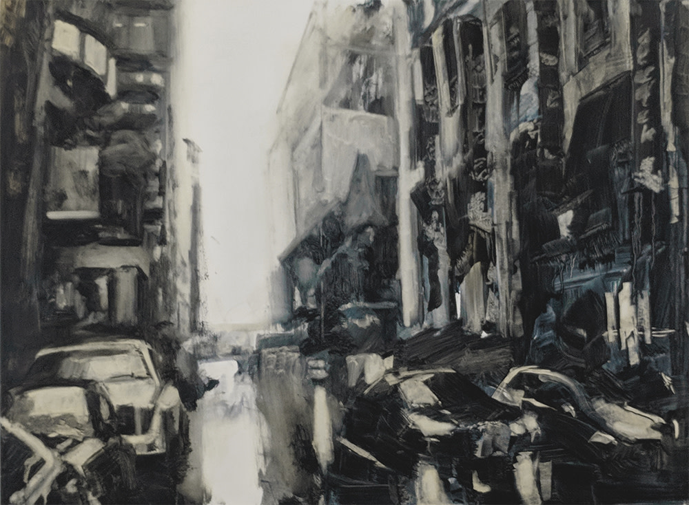 St. Catherine's Rain Oil Study by Jeffery Sparks 