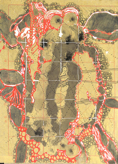 Chemo day drawing Series 1, #014 11 July 2019 #1 by CLARE SMITH, Image 1.