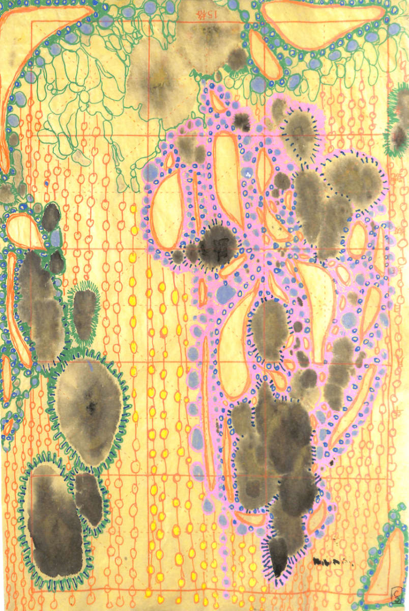 Chemo day drawing series 2, #016,  7 October  2020, Image 1.
