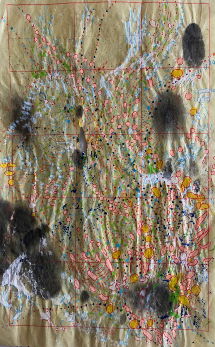 Chemo day drawing series 2,  #024, 3 Feb 2021 #1, Image 1.