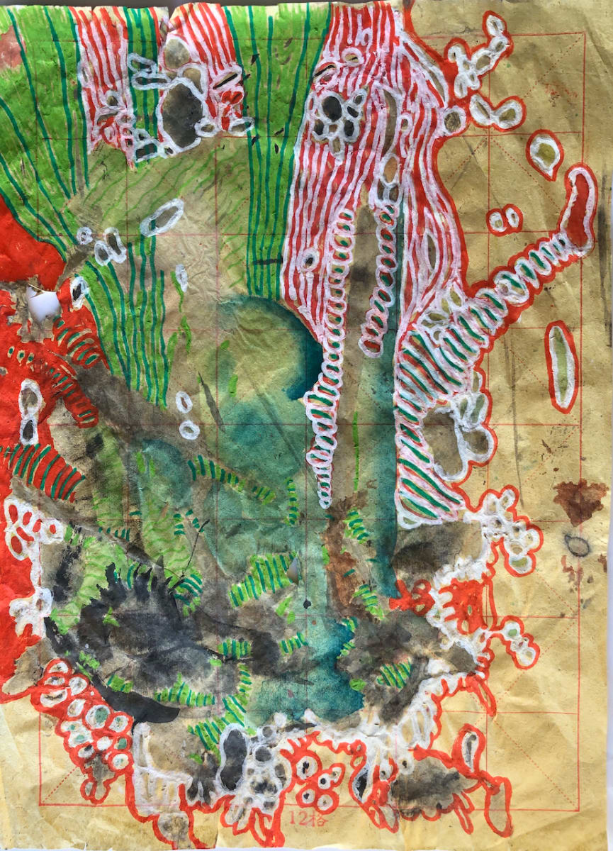 Chemo Day drawing Series 1, #041 11 Feb 2020 #2 by CLARE SMITH, Image 1.