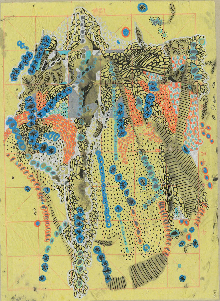 Chemo Day drawing Series 1,  #023 14 Oct 2019 #1 by CLARE SMITH, Image 1.