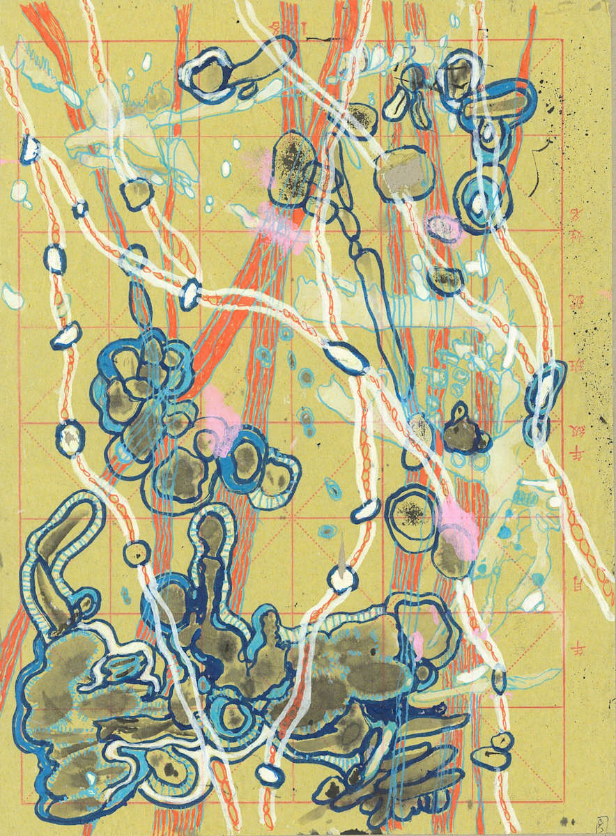 Chemo Day drawing Series 1, #027 11 Nov 2019 #1 by CLARE SMITH, Image 1.
