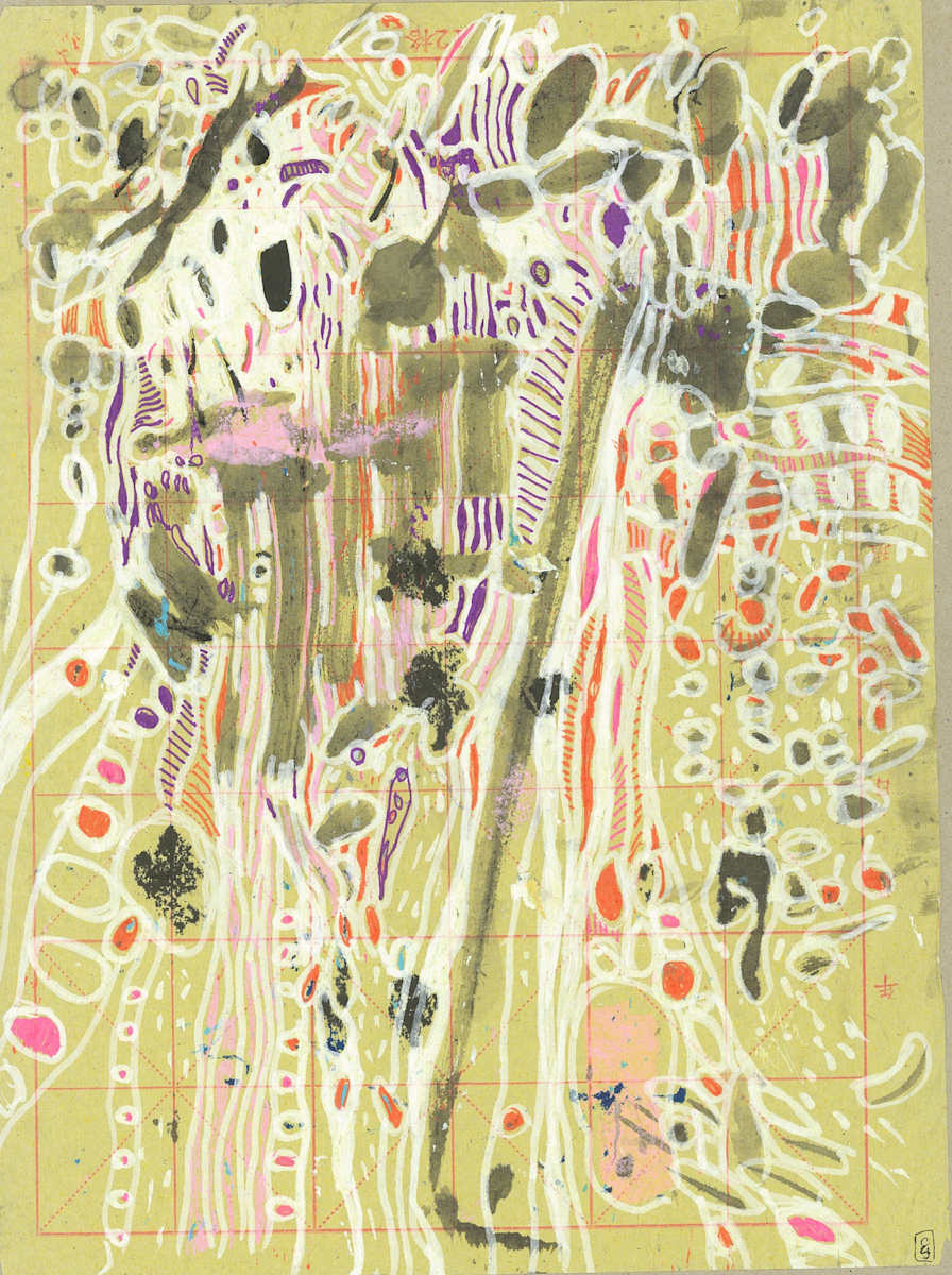 Chemo Day drawing Series 1, #030  25 Nov 2019 #2 by CLARE SMITH, Image 1.