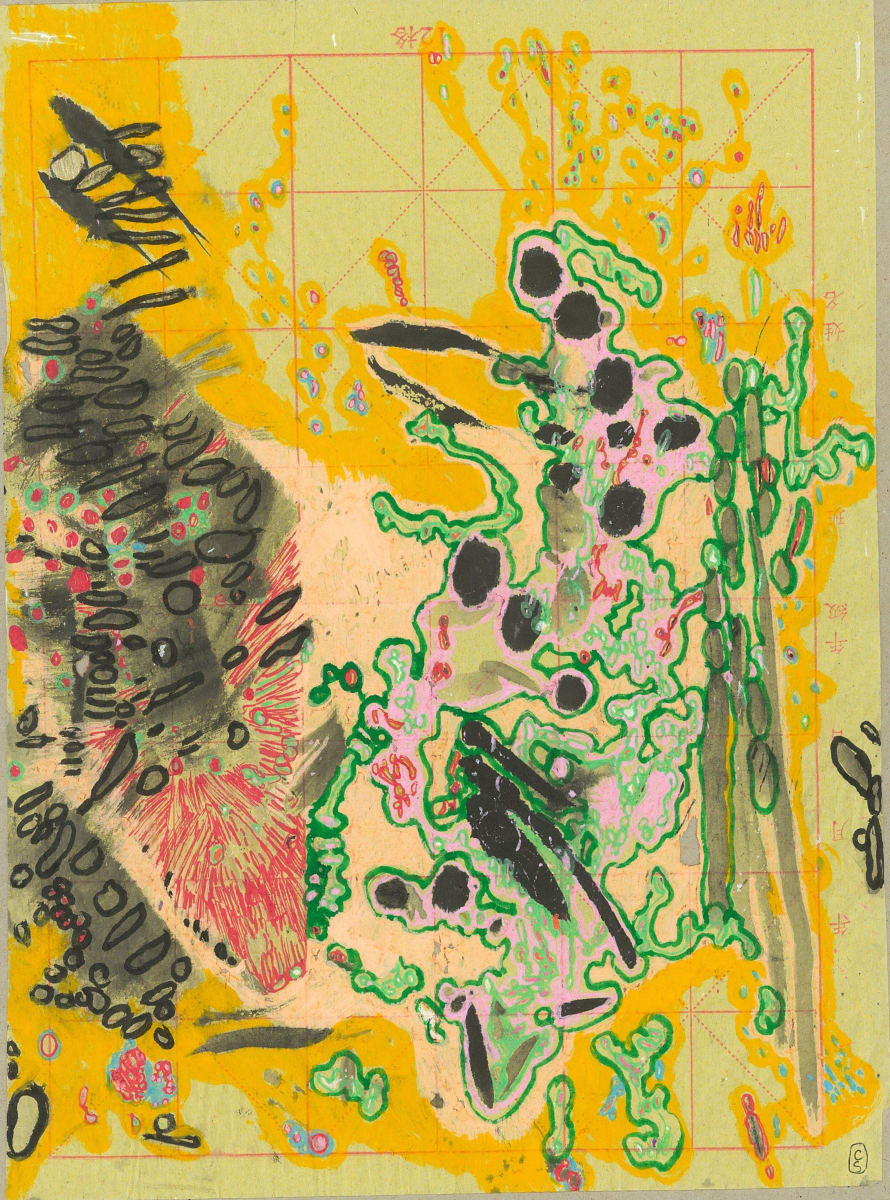 Chemo Day drawing Series 1, #032  9 Dec  2019 #2 by CLARE SMITH, Image 1.