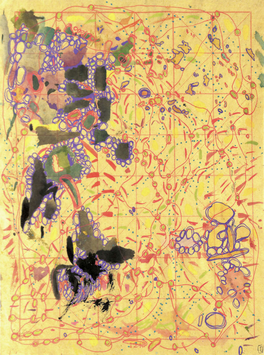 Chemo Day drawing Series 1,  #044 24 March 2020, Image 1.