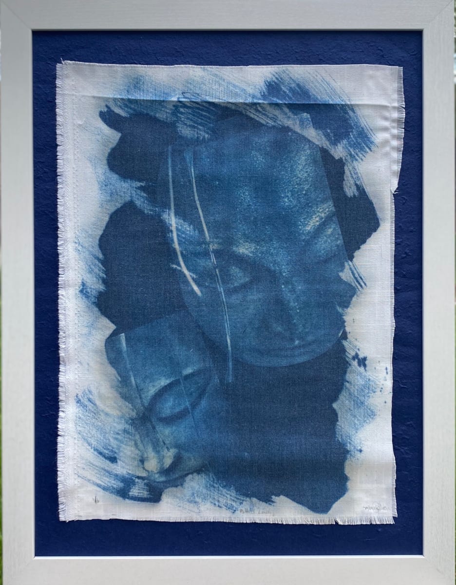 Potted Lady on Silk by Monica Lee Johnson  Image: Potted Lady on Silk