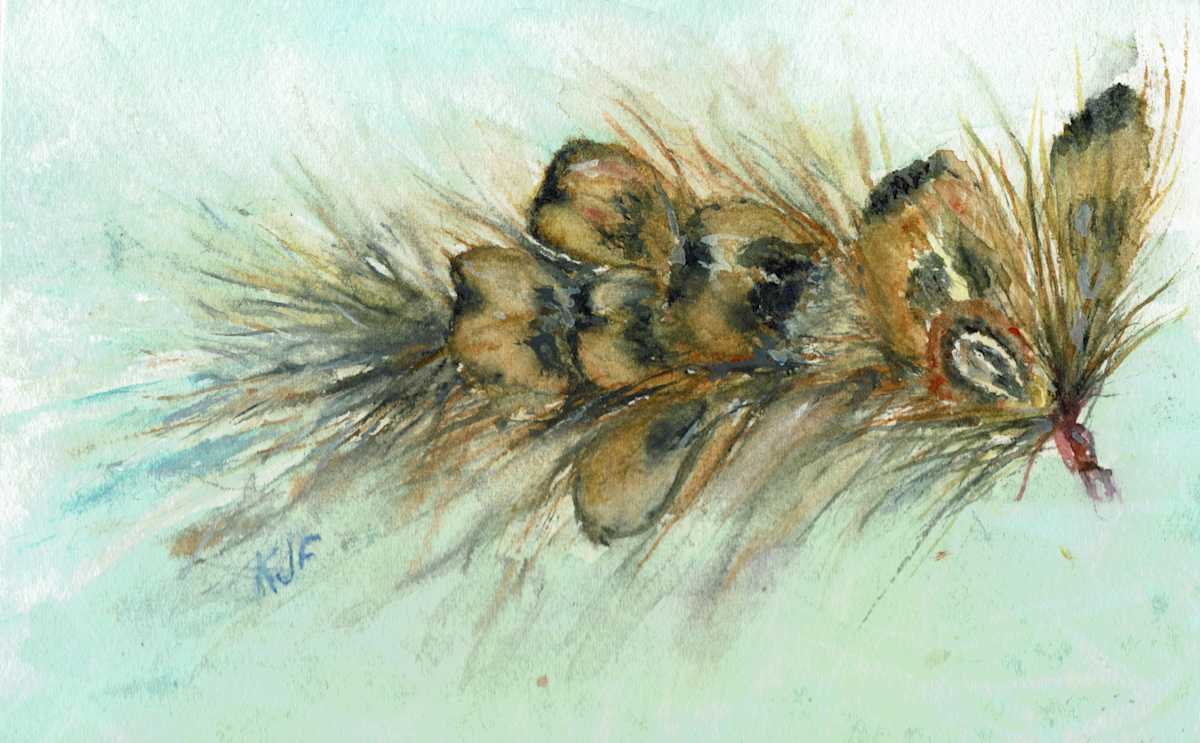 Deadeye Pheasant Fly by Katherine J Ford, Image 1.