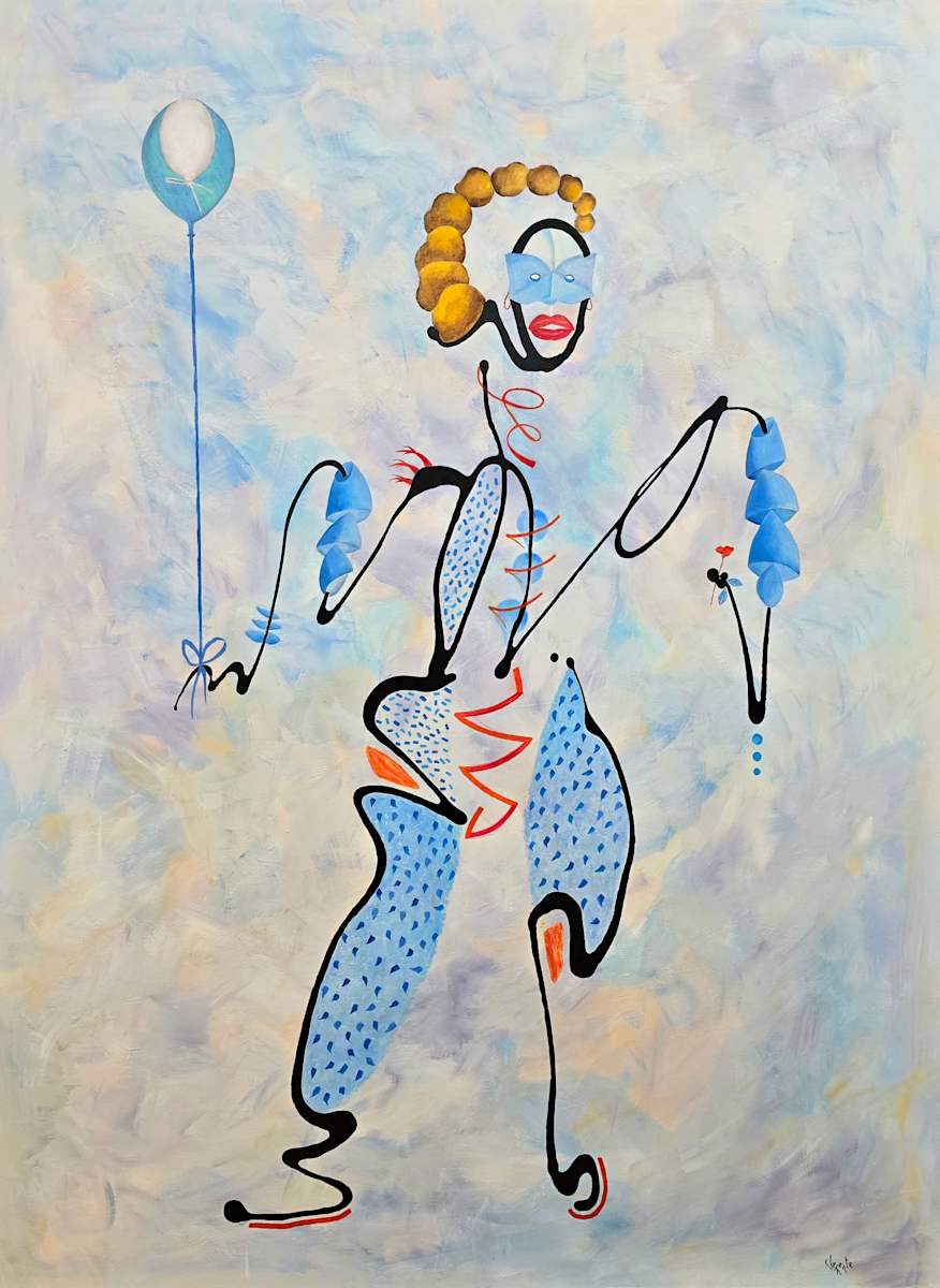 Blue Lady Luck by Clemente Mimun 