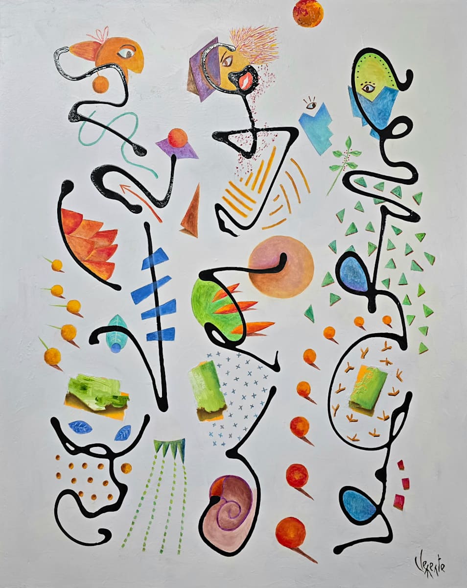 Abstract Three Graces by Clemente Mimun 