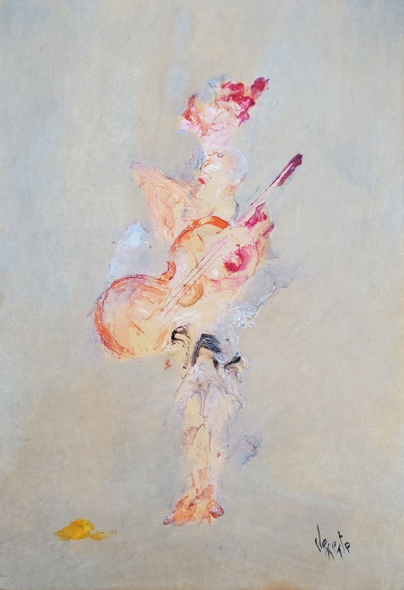 La Guitarista by Clemente Mimun 