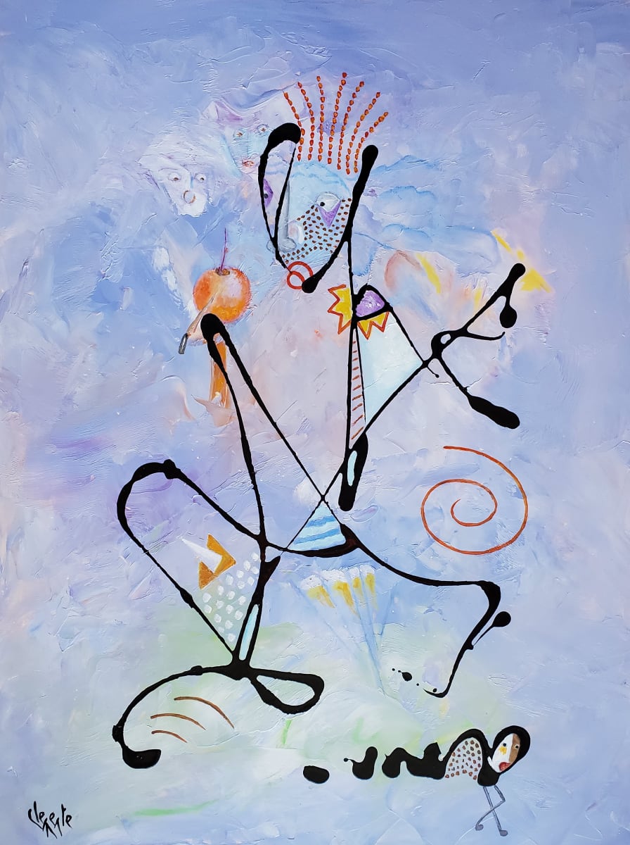 Eve Contemplait la Pomme by Clemente Mimun 
