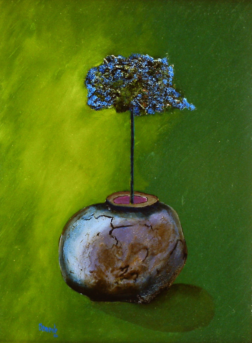 Blue Flower by Clemente Mimun 