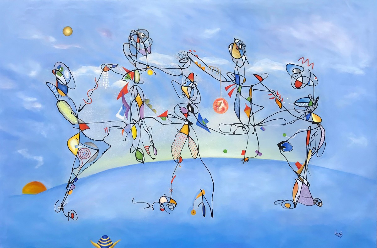 Dancing in the Rising Sun by Clemente Mimun 