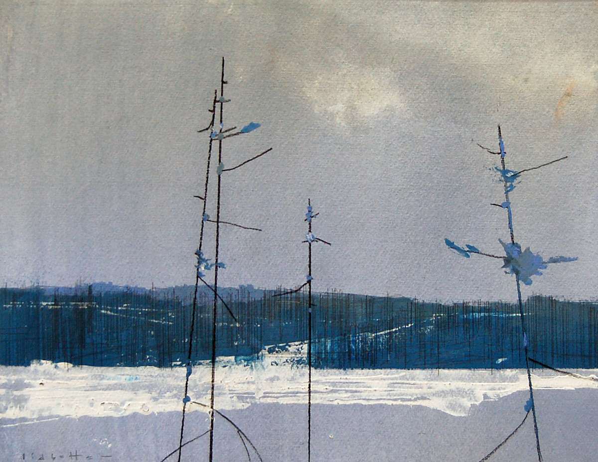 Blue Over Blue by David Lidbetter Fine Art, Image 1.