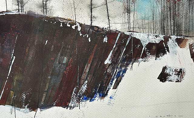 Cliff Face In The North by David Lidbetter Fine Art, Image 1.