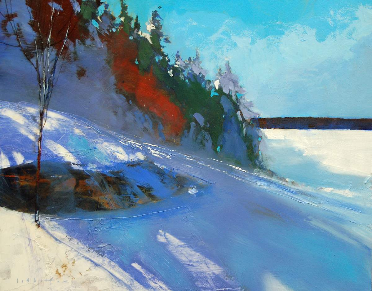 Frozen Lake Algonquin, Image 1.