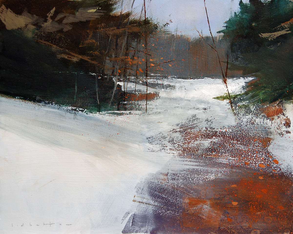Lac Beauchamp Trail Study by David Lidbetter Fine Art, Image 1.