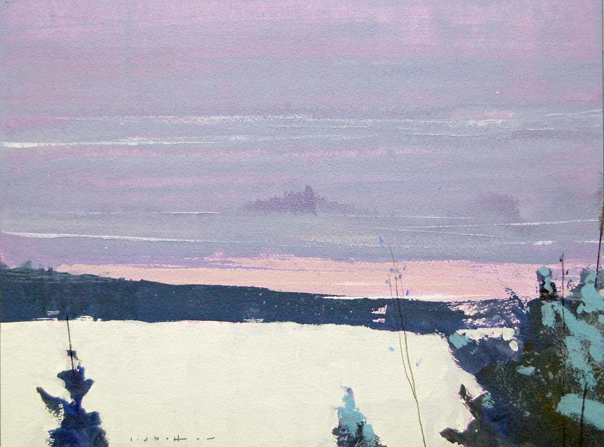 March Rains by David Lidbetter Fine Art 