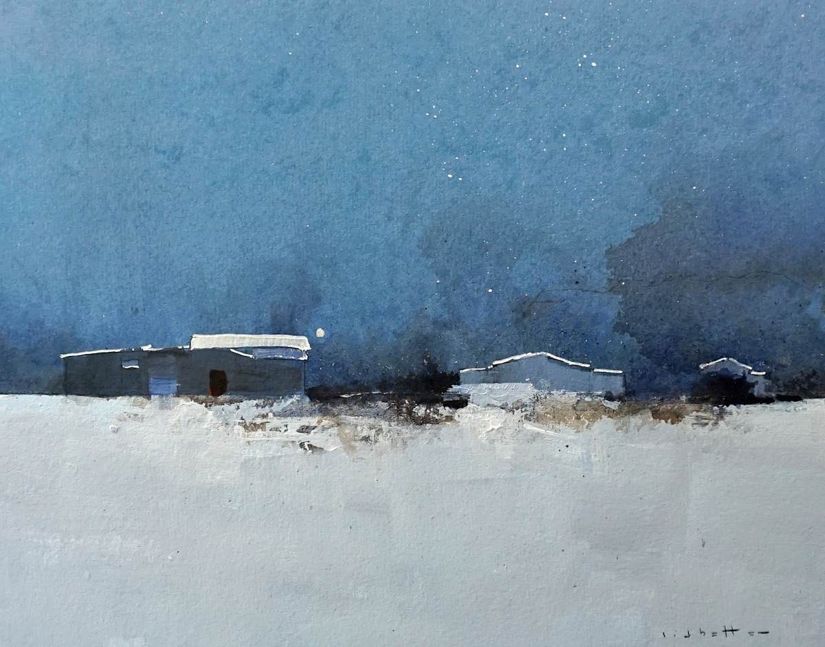 Midnight Moon by David Lidbetter Fine Art, Image 1.