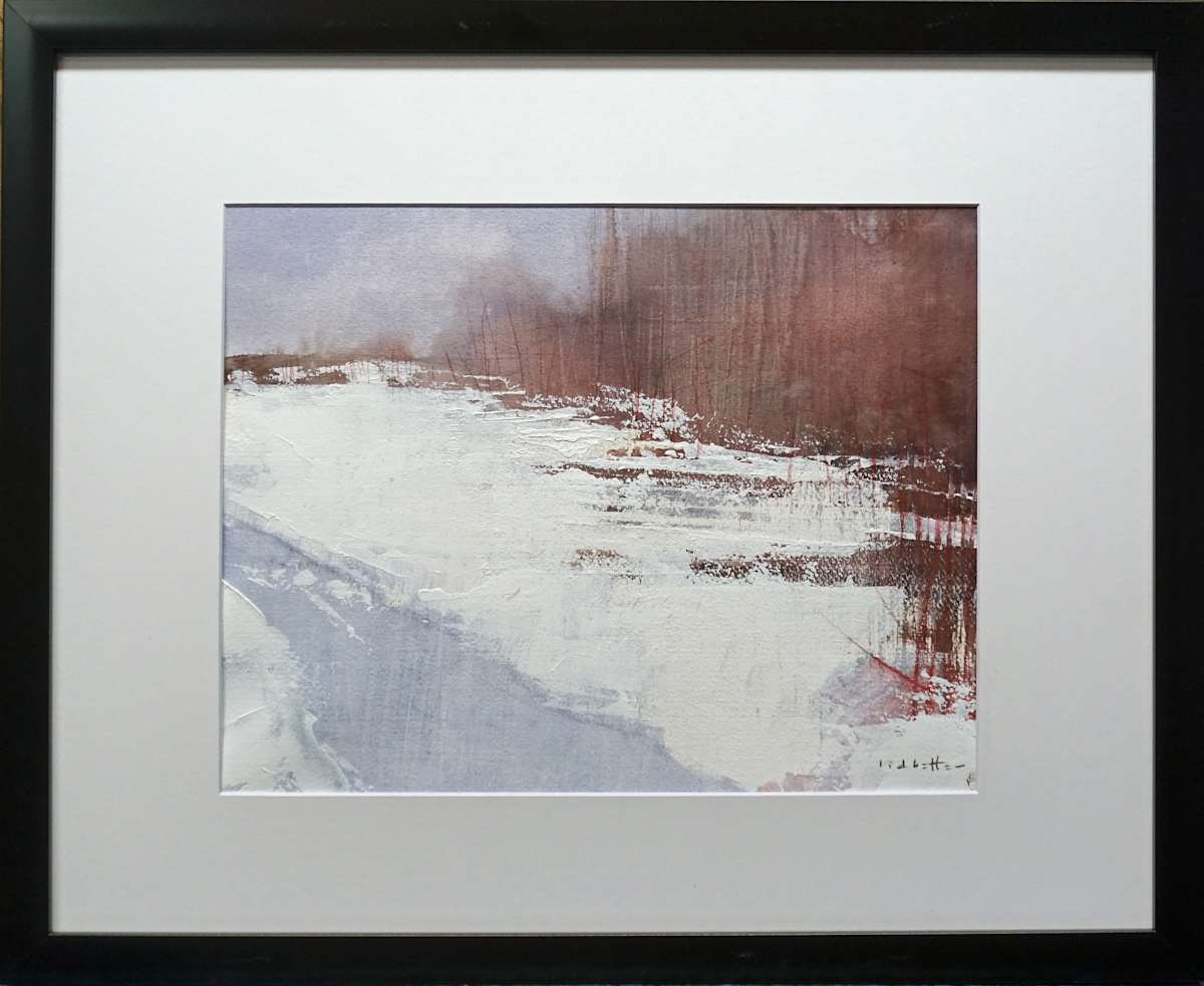 River (Winter) by David Lidbetter Fine Art 