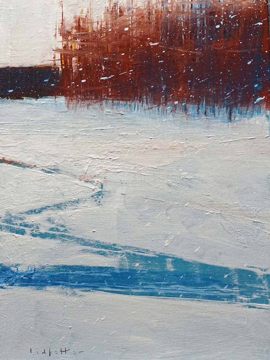 Spring Snow by David Lidbetter Fine Art, Image 1.