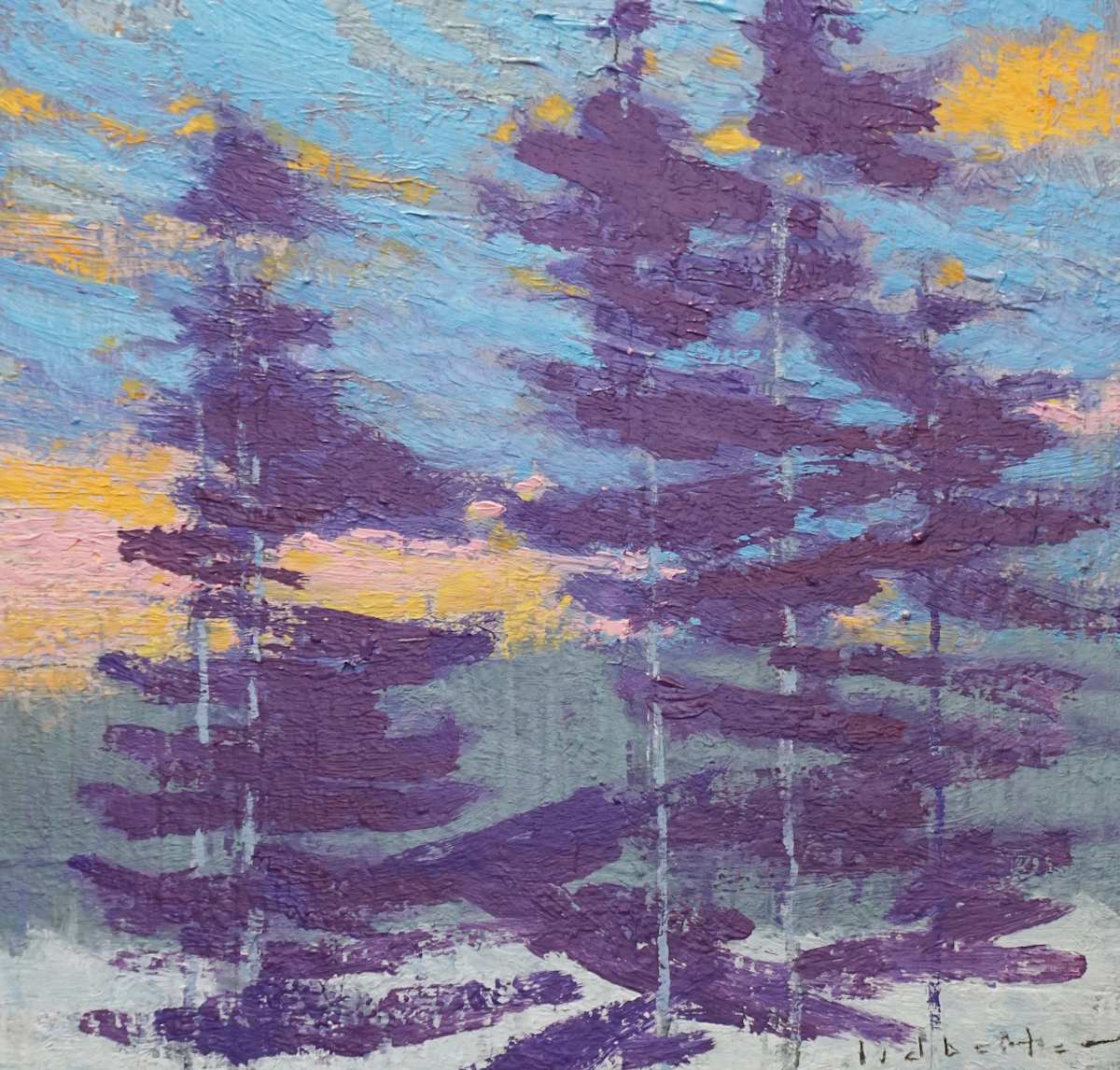 Winter Glow by David Lidbetter Fine Art, Image 1.
