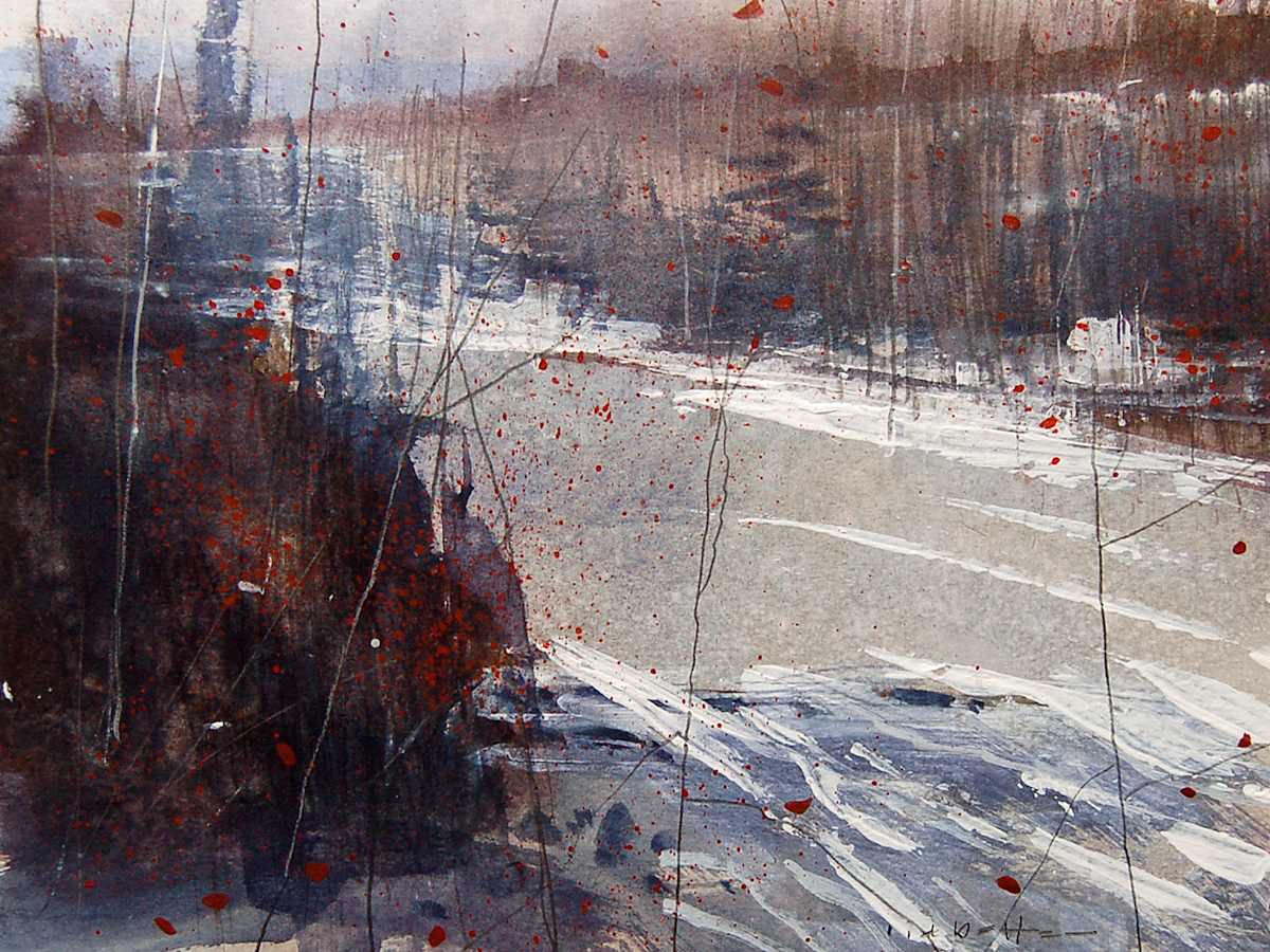 Winter River by David Lidbetter Fine Art, Image 1.