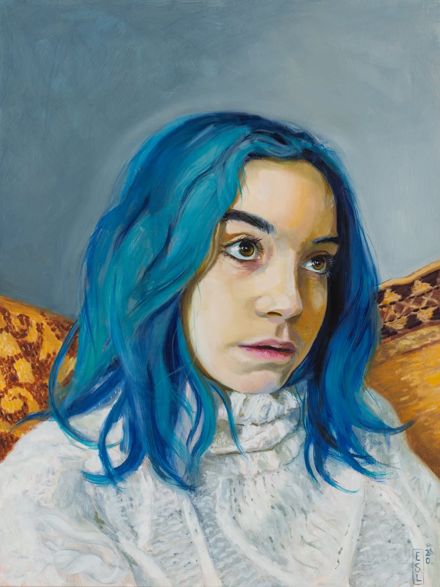 Blue Cloak by Ellen Starr Lyon 