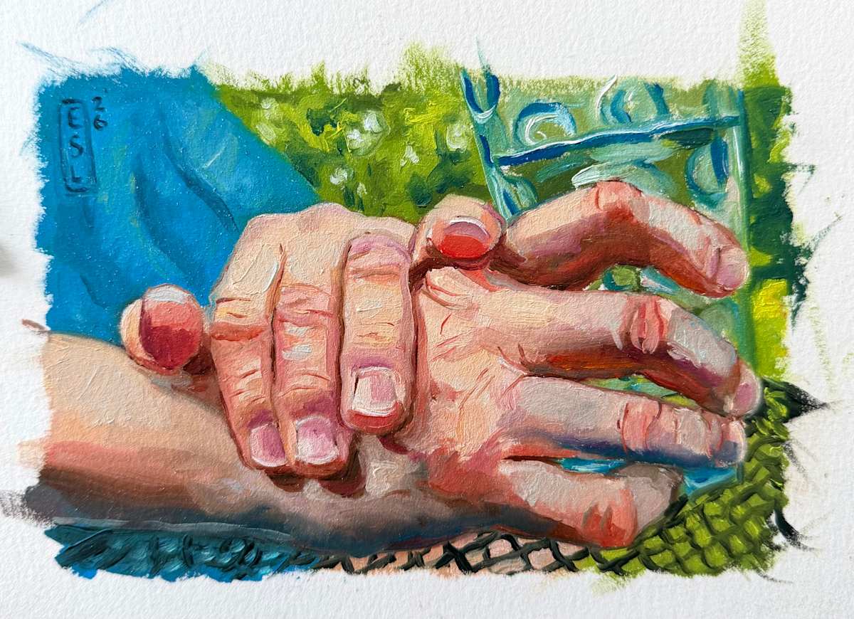 His Hands by Ellen Starr Lyon, Image 1.