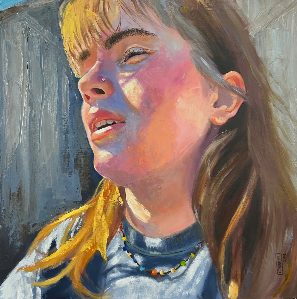 Sunshine and Beads by Ellen Starr Lyon, Image 1.