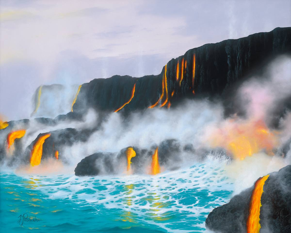 Beginnings by Michael Provenza  Image: "Beginnings" 24x30 (oil on canvas and limited edition art) by Michael Provenza