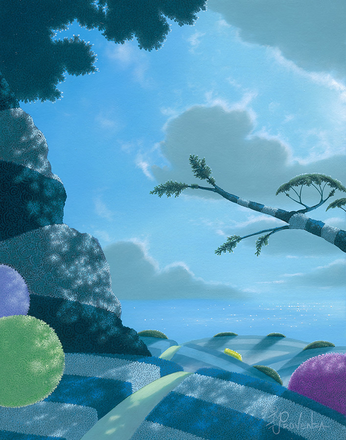 Blue Night's Glow by Michael Provenza 