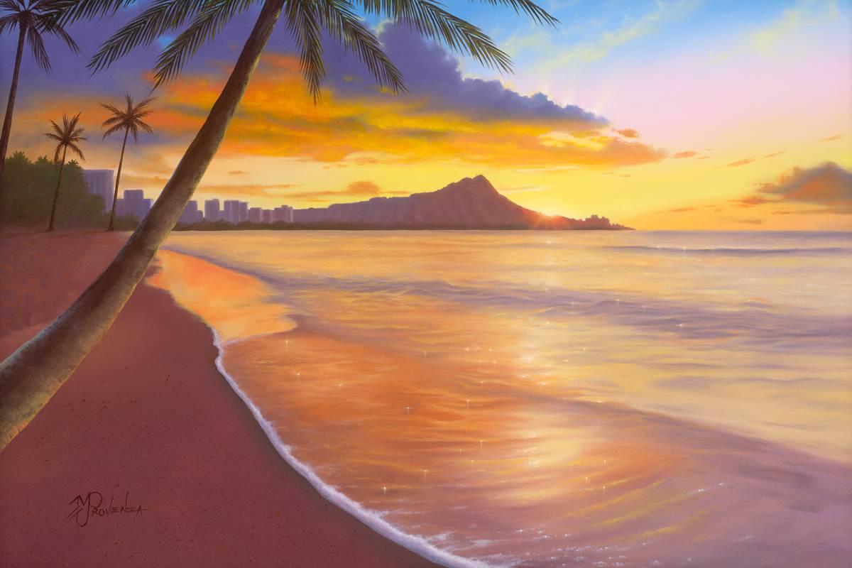 Diamond Romance by Michael Provenza  Image: "Diamond Romance" 20x30 (oil on canvas and limited edition art) by Michael Provenza