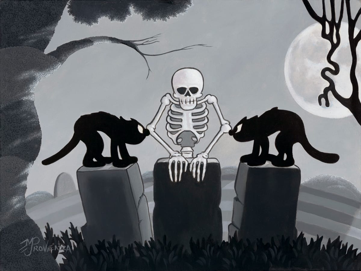 DISNEY Duel (Silly Symphonies) by Michael Provenza  Image: “Duel” 9x12 (oil on board) by Michael Provenza