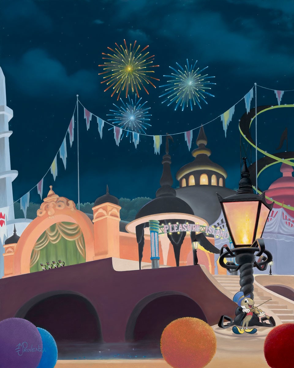 DISNEY Island Hoopla (Jiminy Cricket / Pinocchio) by Michael Provenza, Image 1.