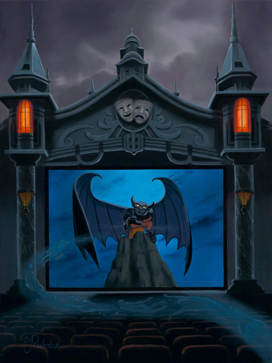DISNEY Theater Of Illusion (Fantasia) by Michael Provenza  Image: “Theater Of Illusion” (Fantasia ) 24x18 (oil on board) by Michael Provenza © Disney